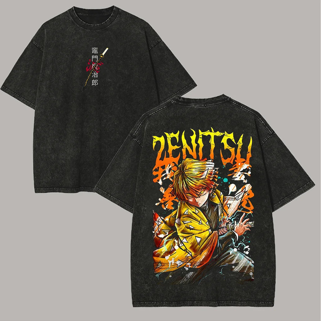 Vintage Oversized T-Shirt Demon Slayer