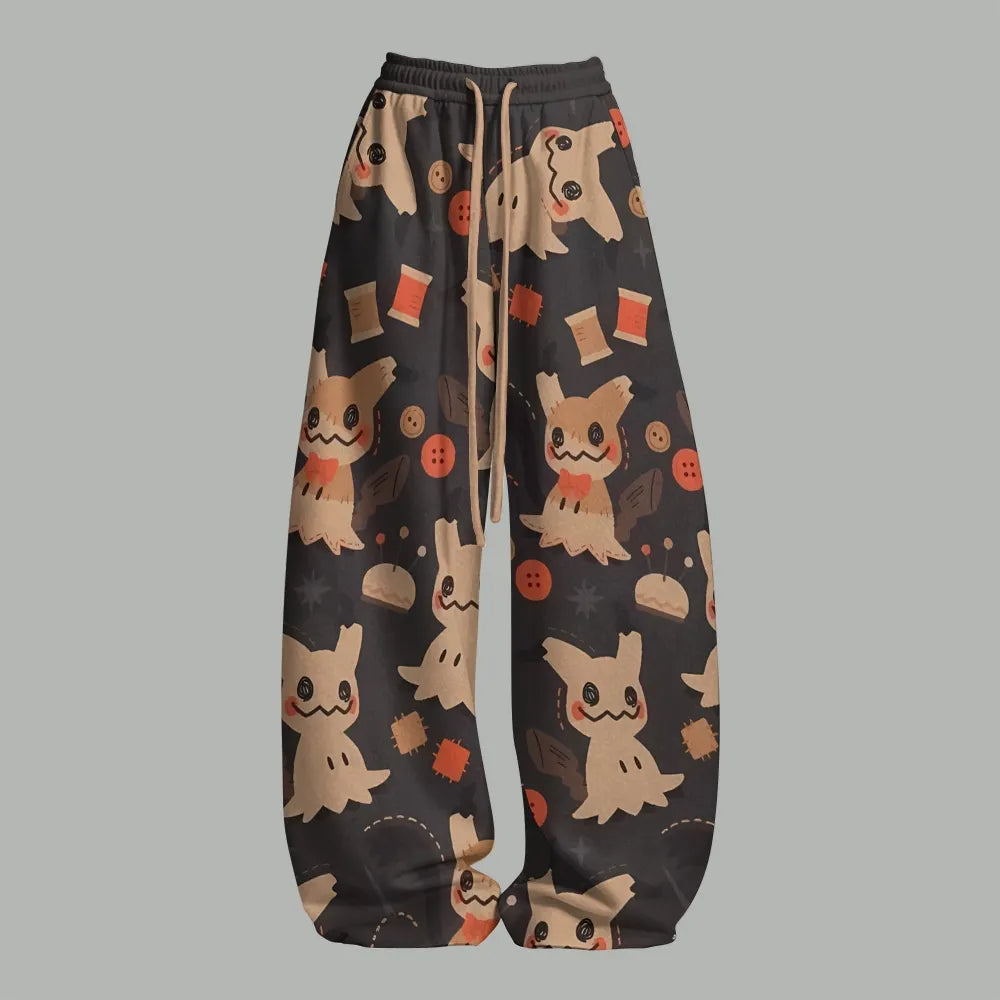 Pokémon Women's Crop Top and Elastic Waist Pants Set