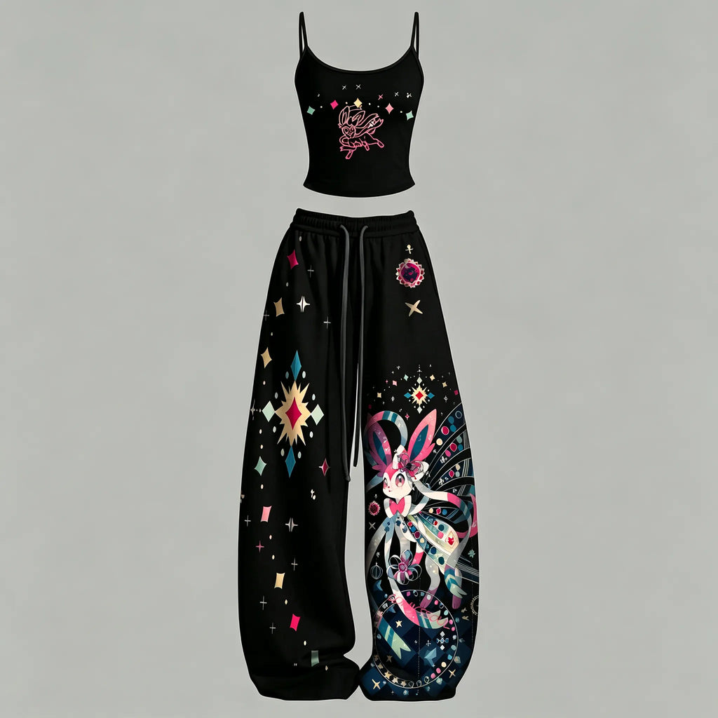 Pokémon Top & Elasticated Trousers Two-Piece Set