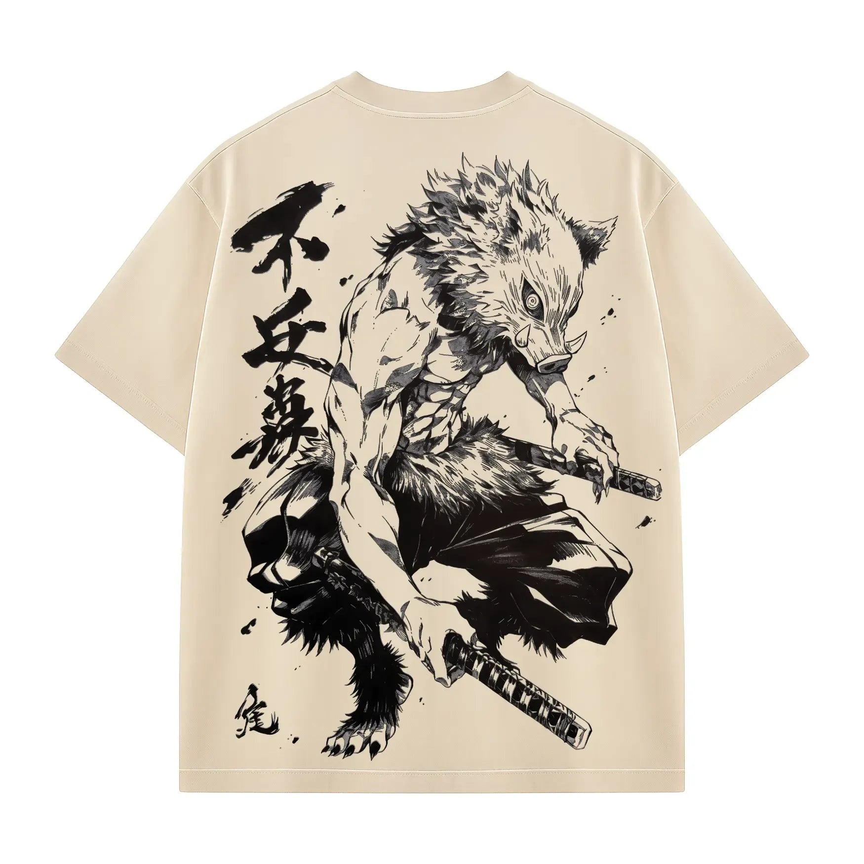 Vintage Oversized T-Shirt|Demon Slayer