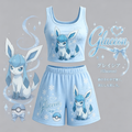 Animescollection Pokémon Vest and shorts Two-Piece Set