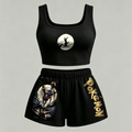 Animescollection Pokémon Vest and shorts Two-Piece Set