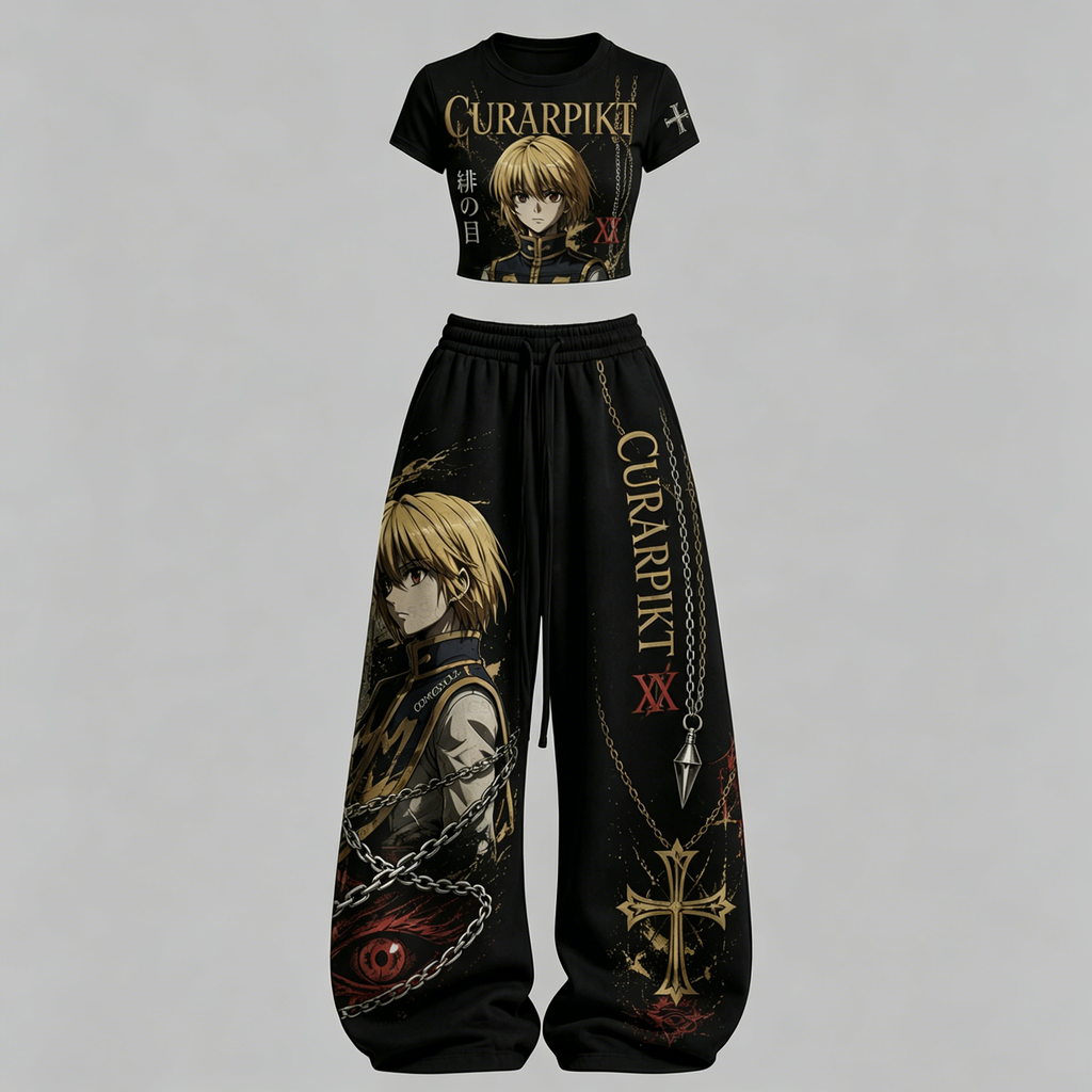 Hunter x Hunter Top & Elasticated Trousers Two-Piece Set