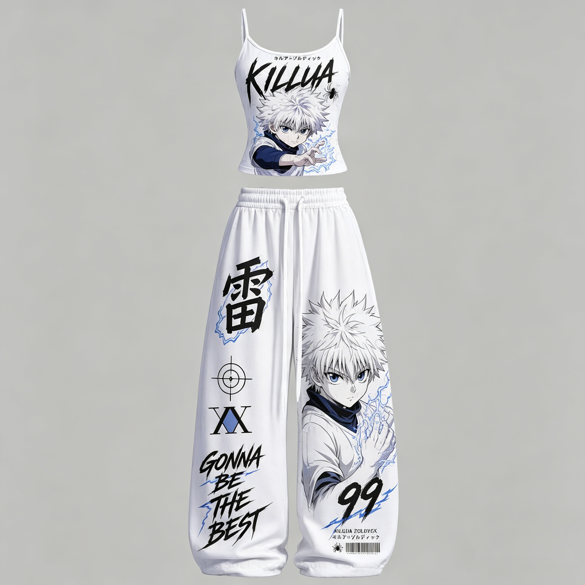 Hunter x Hunter Top & Elasticated Trousers Two-Piece Set