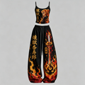 Demon Slayer Top & Elasticated Trousers Two-Piece Set