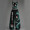 Demon Slayer Top & Elasticated Trousers Two-Piece Set