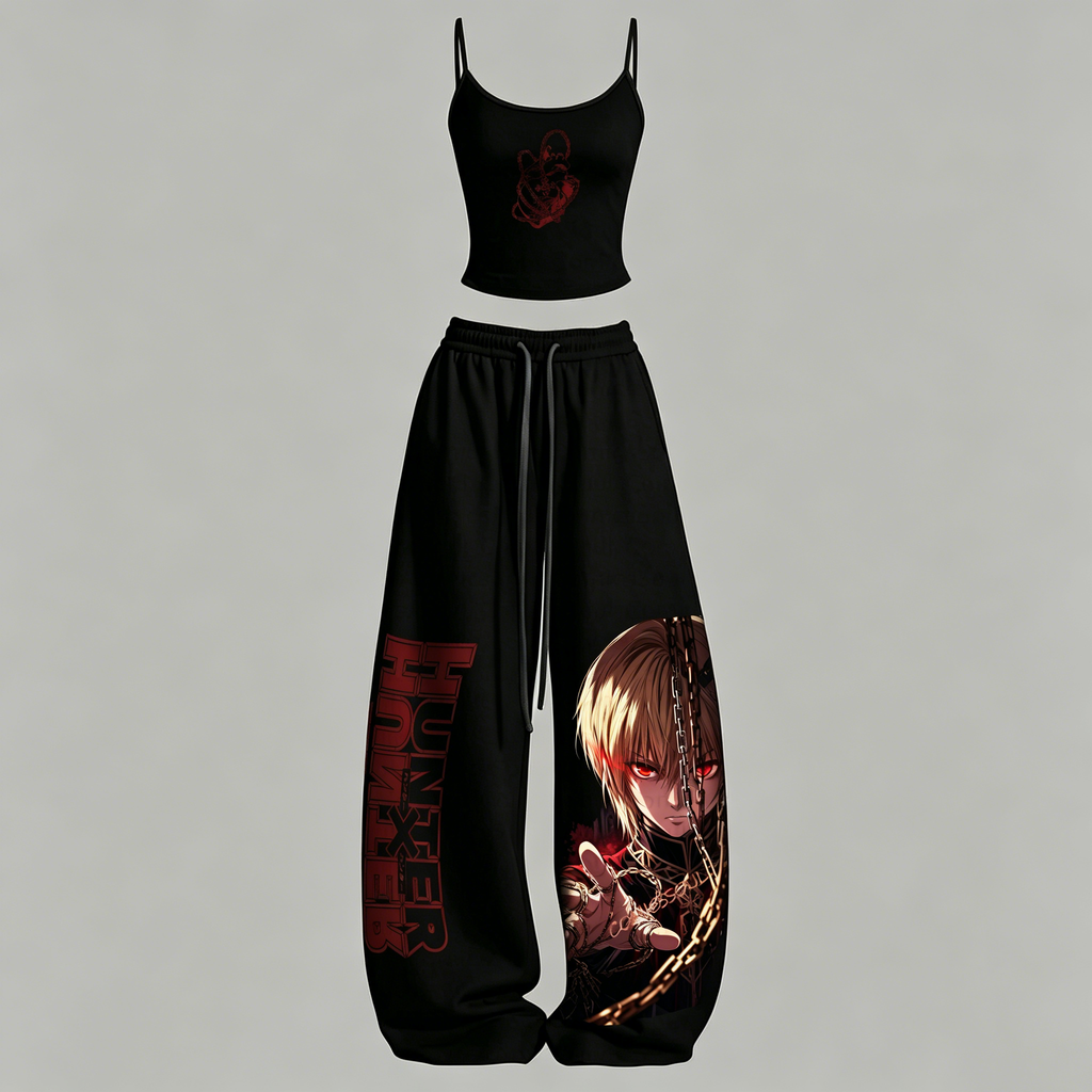 Hunter x Hunter Top & Elasticated Trousers Two-Piece Set