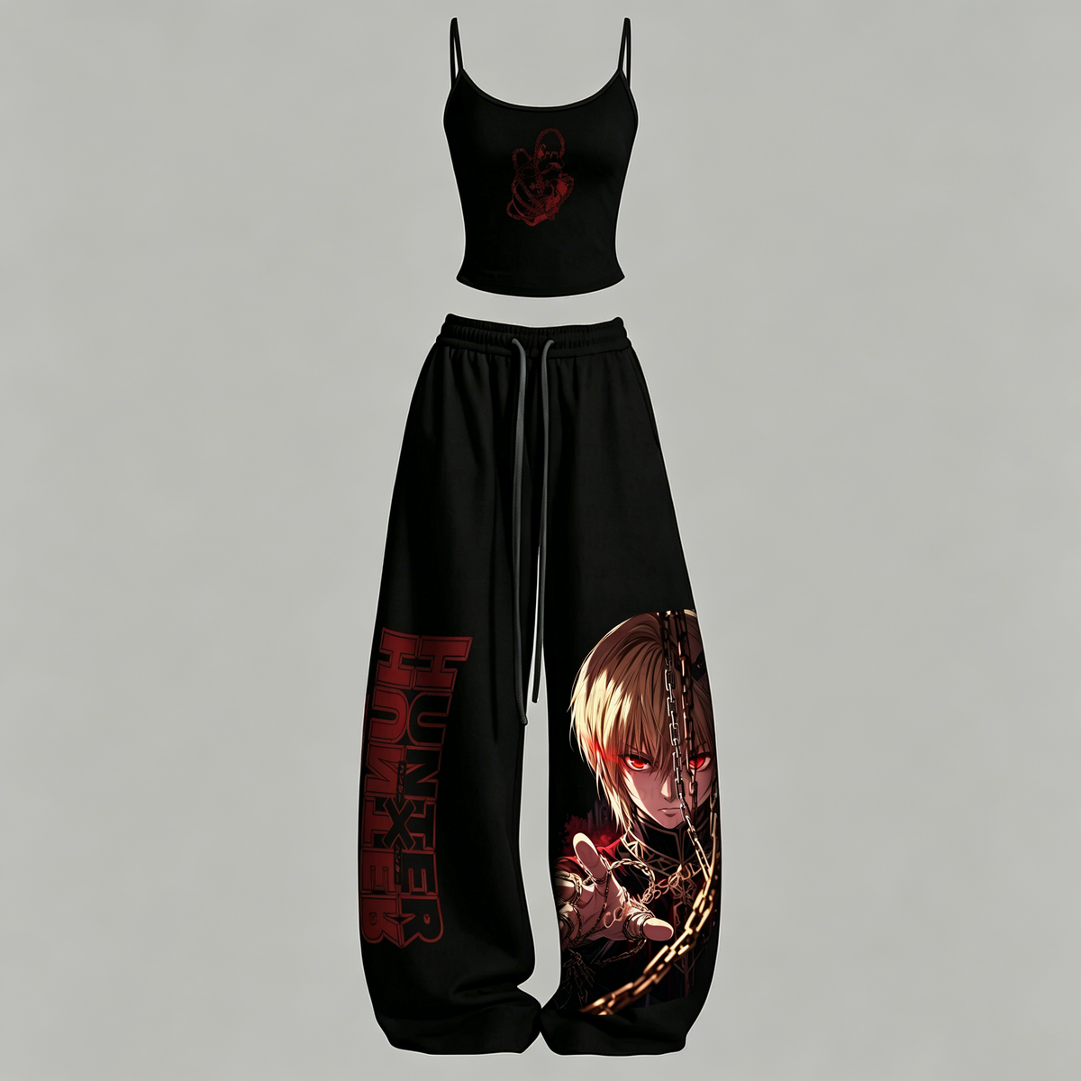 Hunter x Hunter Top & Elasticated Trousers Two-Piece Set