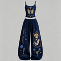 Sailor Moon Top & Elasticated Trousers Two-Piece Set