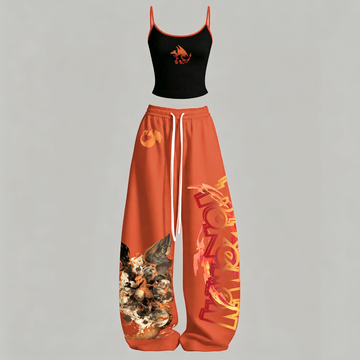 Animescollection Pokémon Top & Elasticated Trousers Two-Piece Set