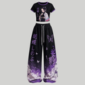 Demon Slayer Top & Elasticated Trousers Two-Piece Set