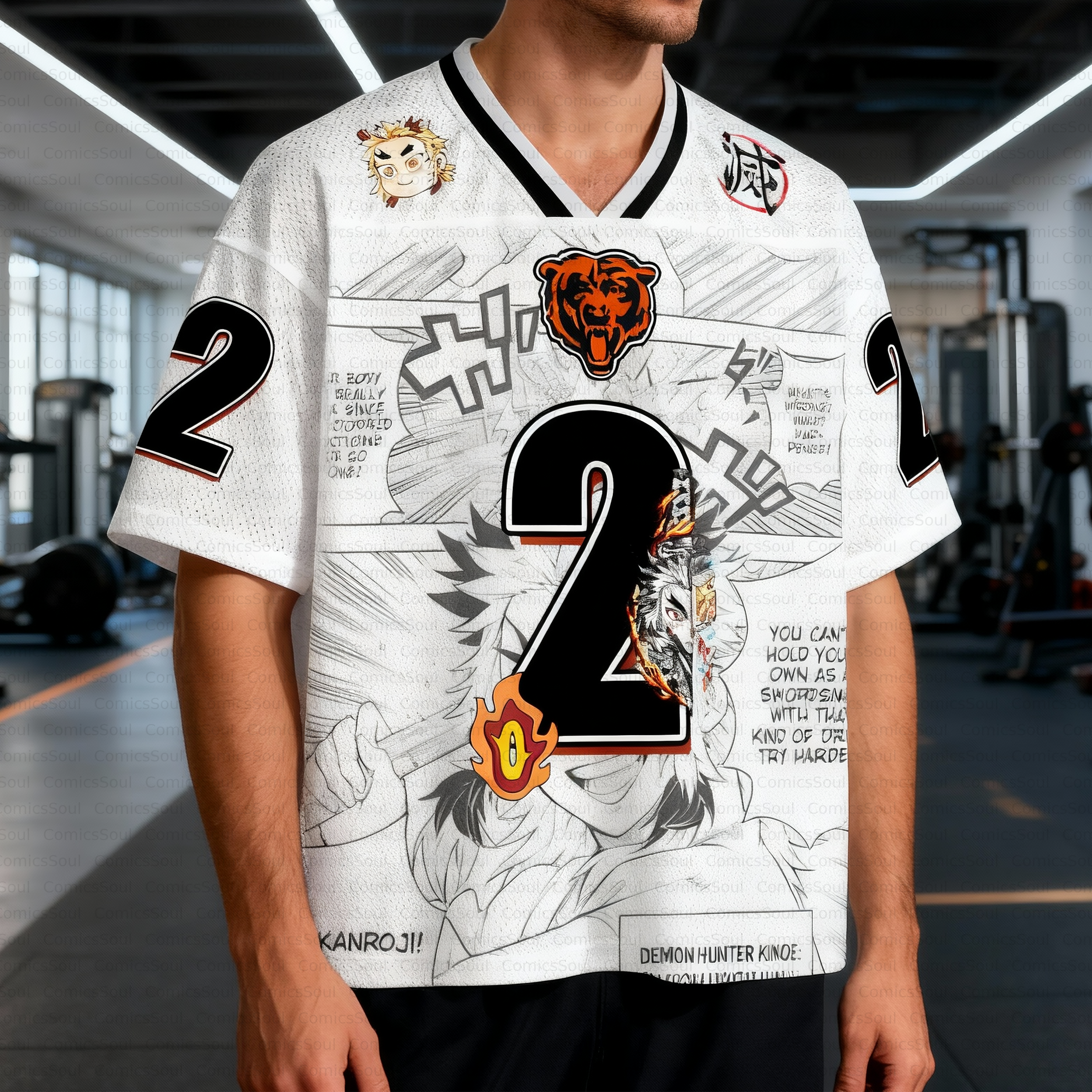 Demon Slayer Anime Football Jersey