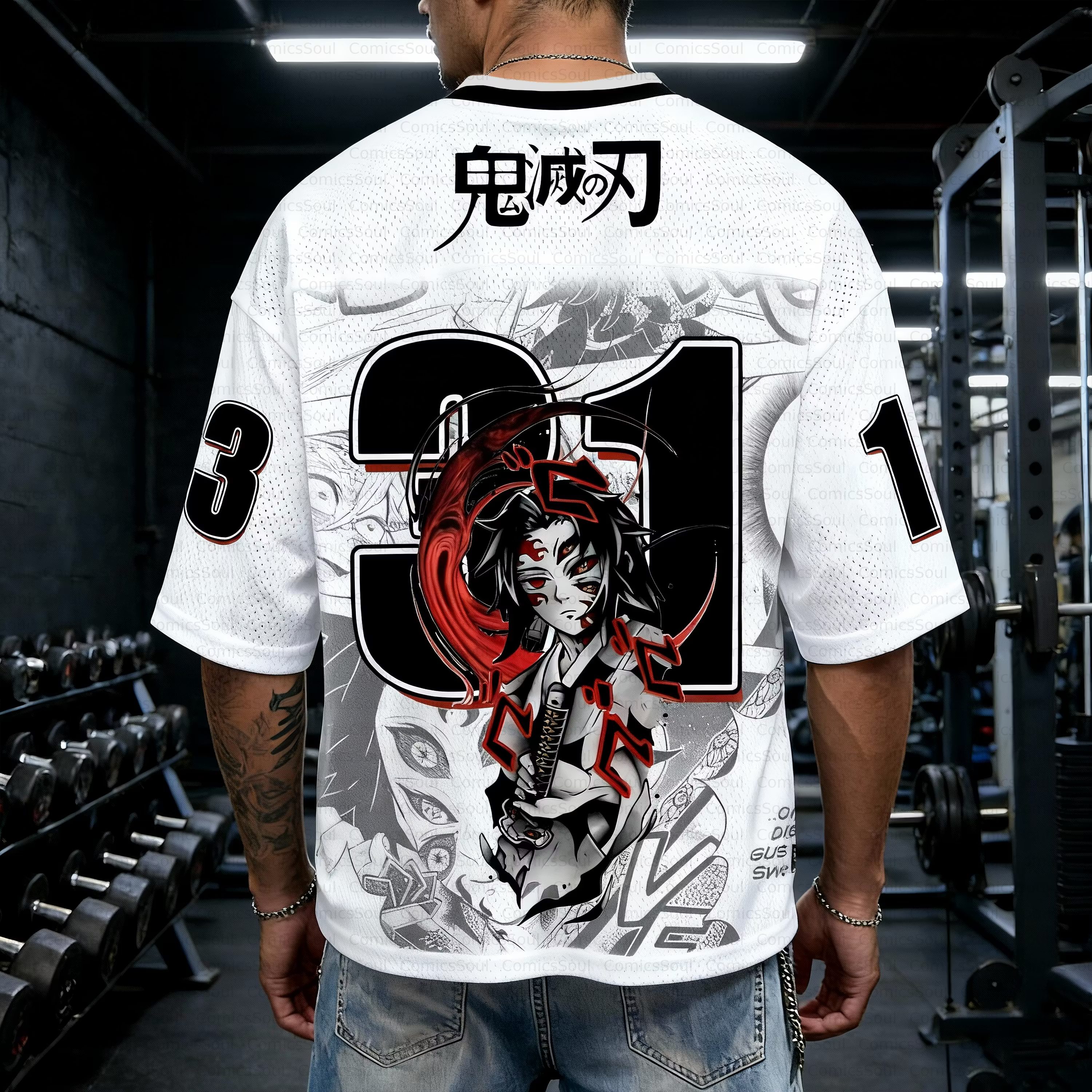 Demon Slayer Anime Football Jersey